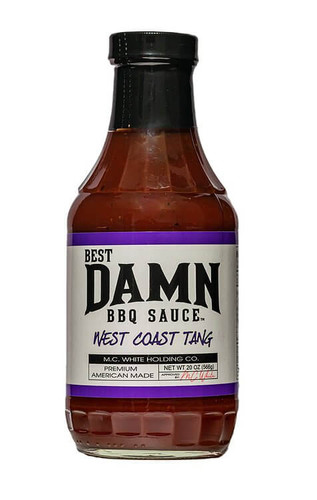 Best Damn BBQ Sauce West Coast Tang 20 oz