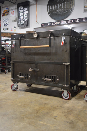 1904 Pits "The Trolley" 2'x4' Direct Heat Smoker 