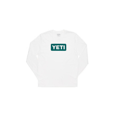 YETI Logo Badge LST F19 White/River XL