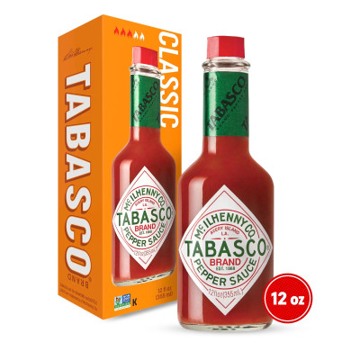 Tabasco Original Red Pepper Hot Sauce 12 oz