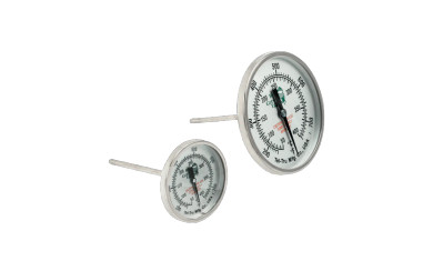 BGE 3" Dial 3' Stem Large Dial Temp Gauge