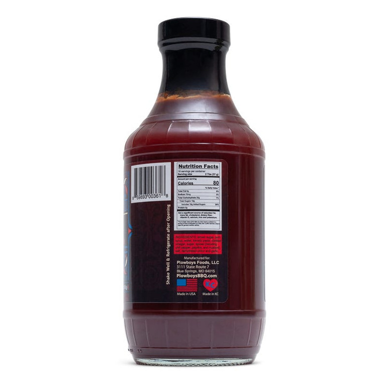 Plowboys Sweet 180 Sauce 21 oz