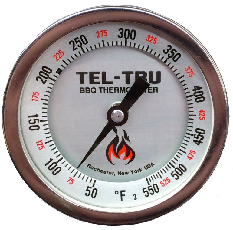 Tel-Tru BQ300R Calibratable Thermometer - 2.5" Stem