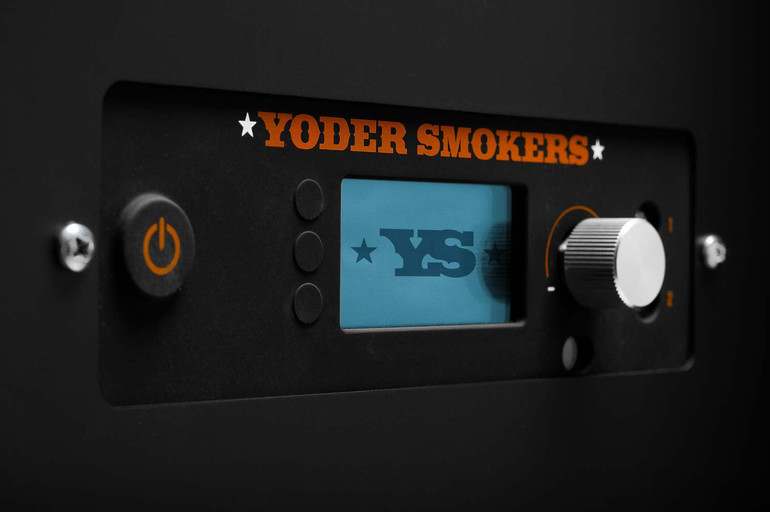 Yoder YS1500s Competition Pellet Grill Orange / Black / Silver
