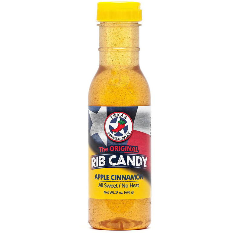 Texas Pepper Jelly Apple Cinnamon Sweet Rib Candy 12 oz