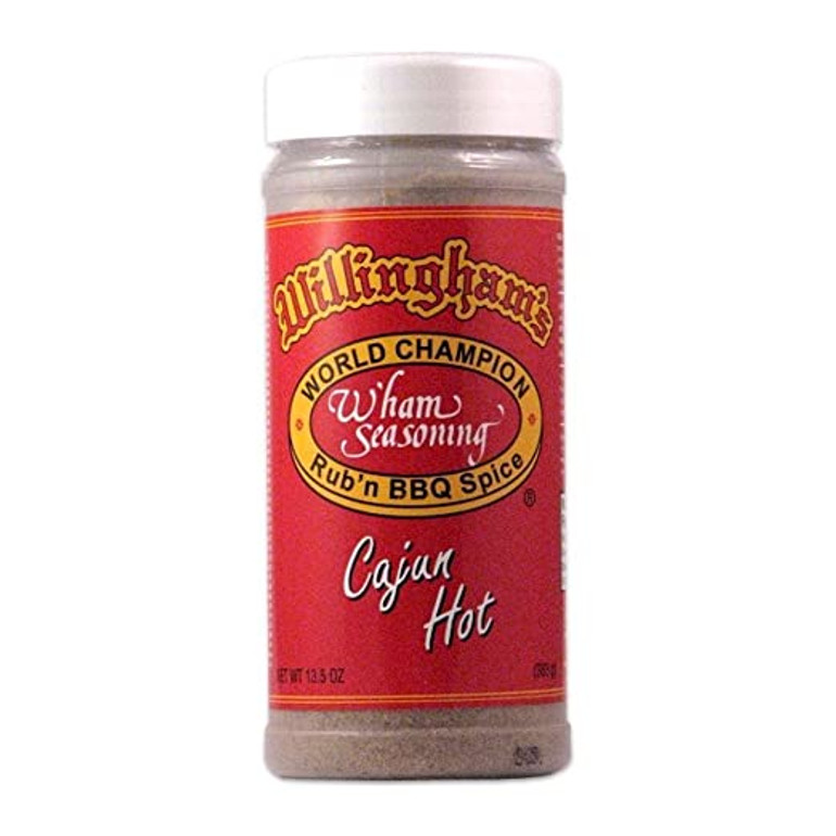  Willingham's Cajun Hot Rub 13.5 oz