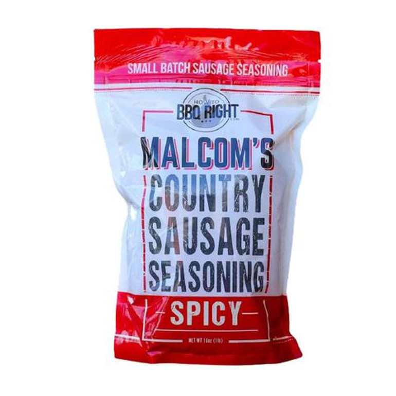 Malcom's Sausage Seasoning SPICY 16 oz