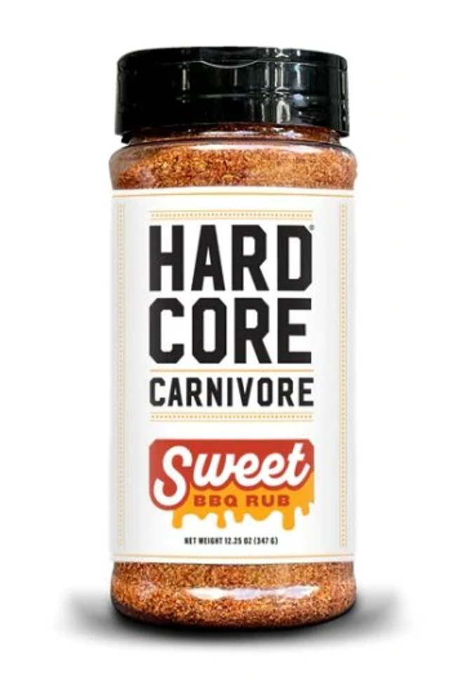 Hardcore Carnivore Sweet BBQ Rub 12 oz