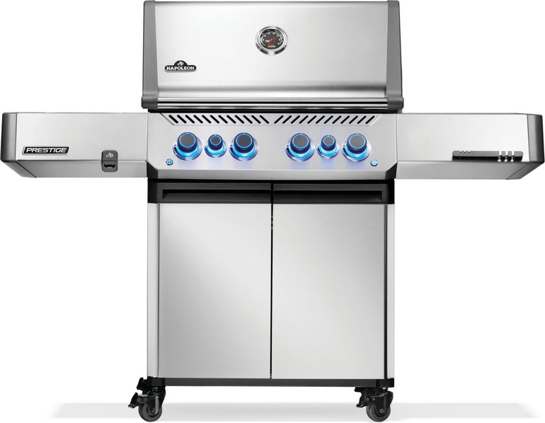 Napoleon Prestige 500 LP Gas Grill with Infrared Rear & Side Burners - Stainless Steel