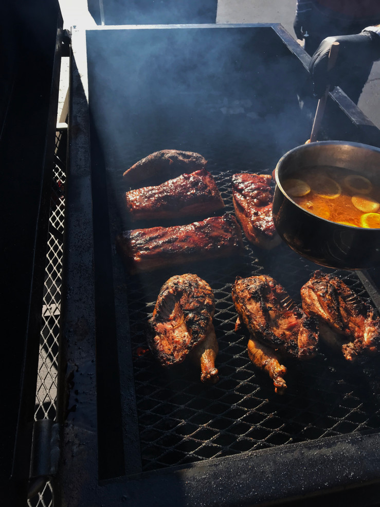 1904 Pits "The Trolley" 2'x4' Direct Heat Smoker 