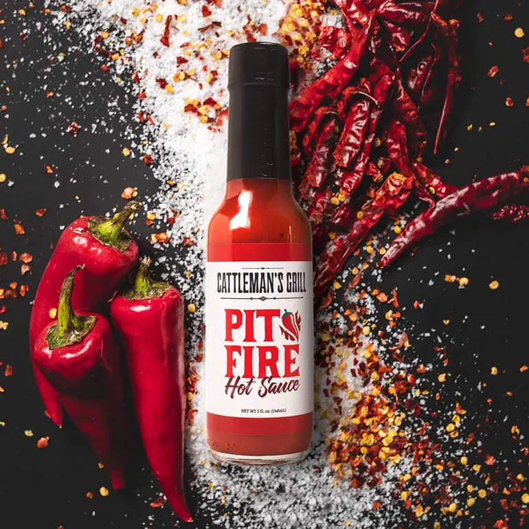 Cattleman's Pit Fire Hot Sauce 5 oz