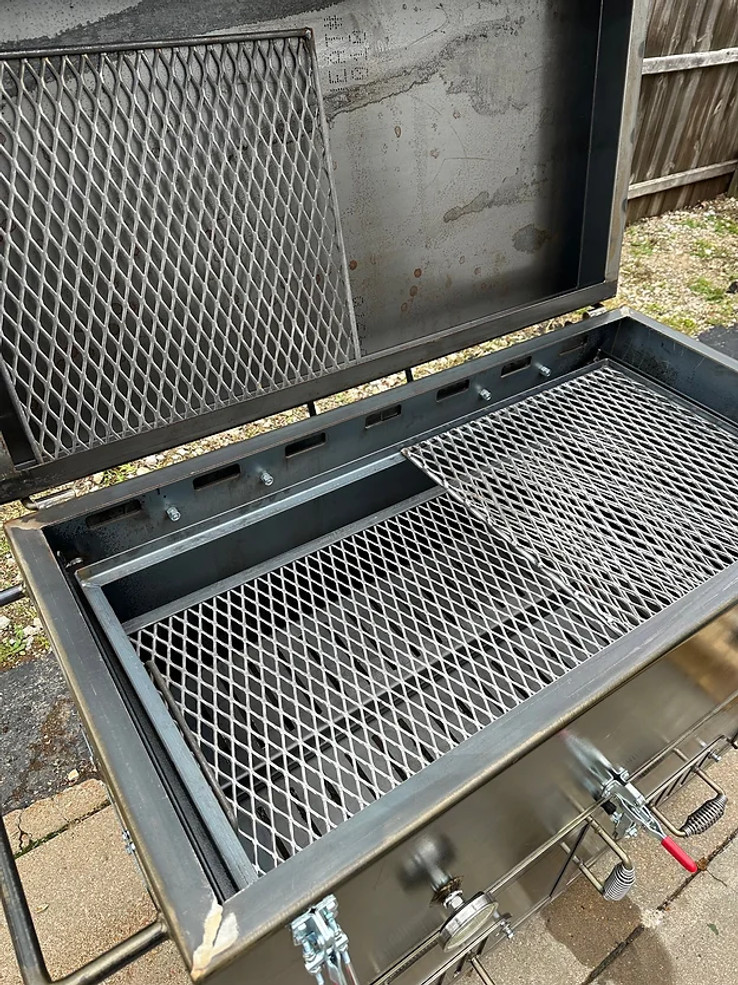 1904 Pits Split Grate 3FT Trolley