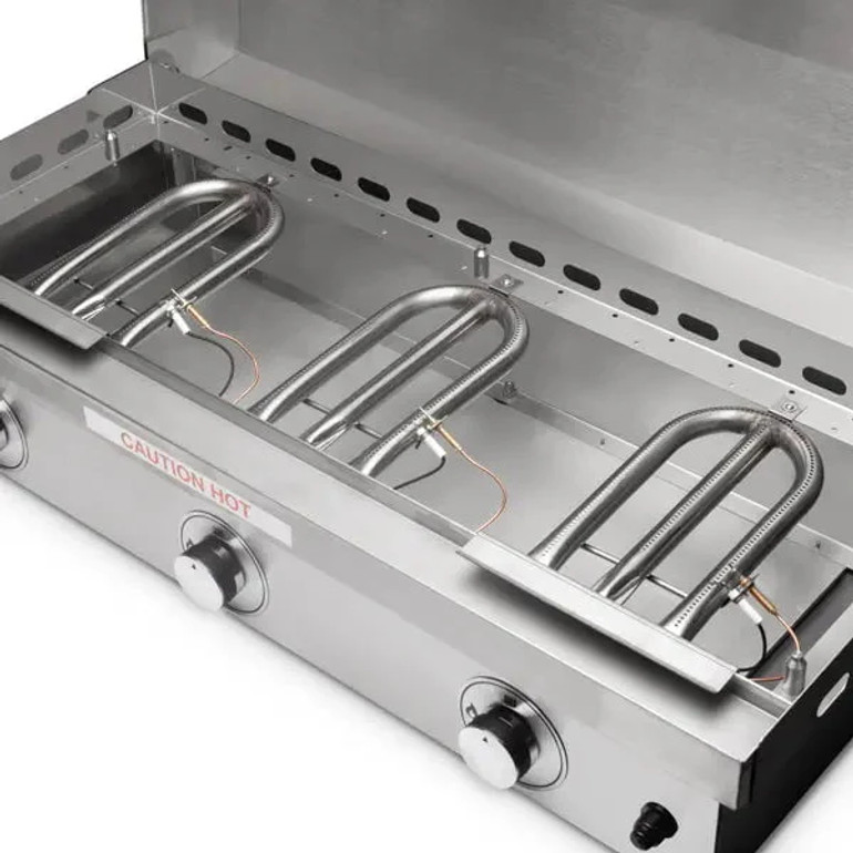 Fusion GFE105 3-Burner Stainless Steel Teppanyaki Griddle