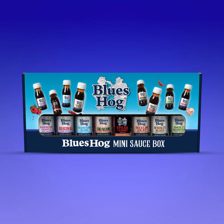 Blues Hog Mini Sauce Gift Box All Flavors 3.1 oz Bottles