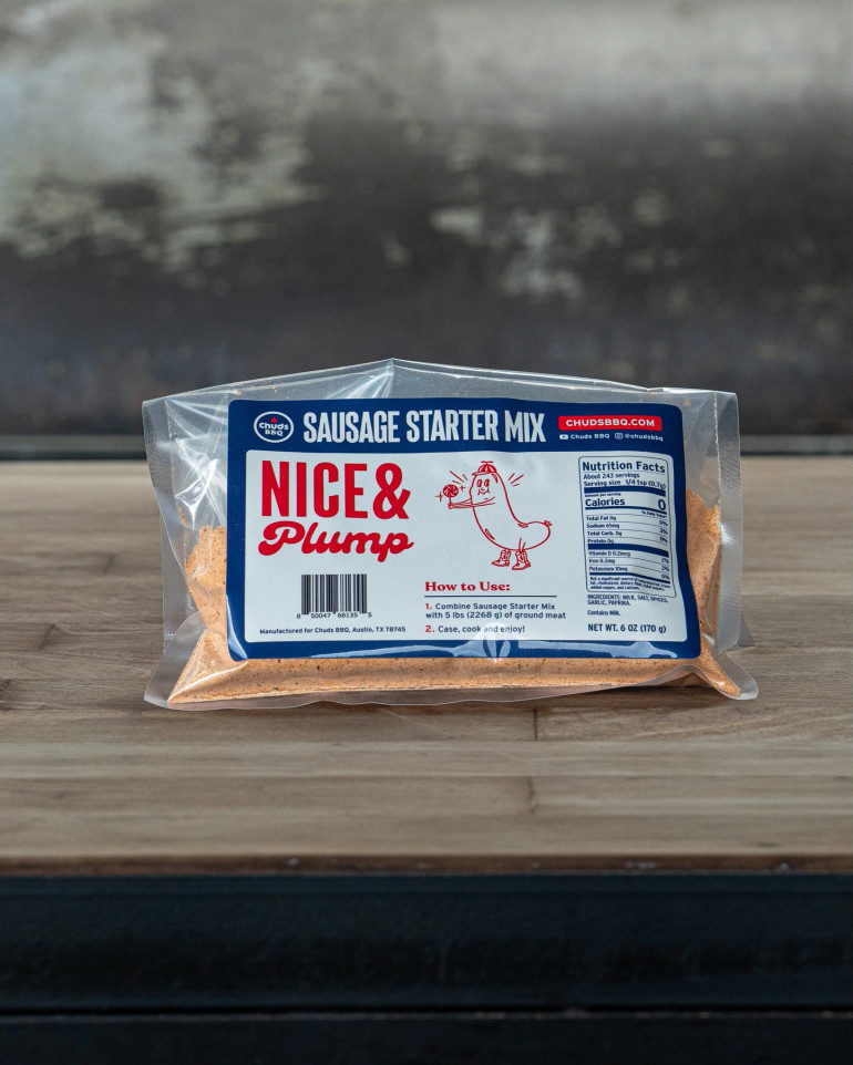 Chud's Nice & Plump Sausage Starter - 6oz