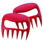 Bear Paws Meat Handler Forks - Red