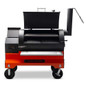 Yoder YS1500s Competition Pellet Grill Orange / Black / Silver