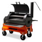 Yoder YS1500s Competition Pellet Grill Orange / Black / Silver