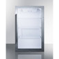 Summit Refrigeration Shallow Depth Indoor/Outdoor Beverage Cooler
