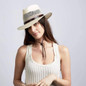 American Hat Makers Milan - Womens Straw Fedora Hat | Cream / MD