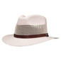 American Hat Makers Milan - Womens Straw Fedora Hat | Cream / MD