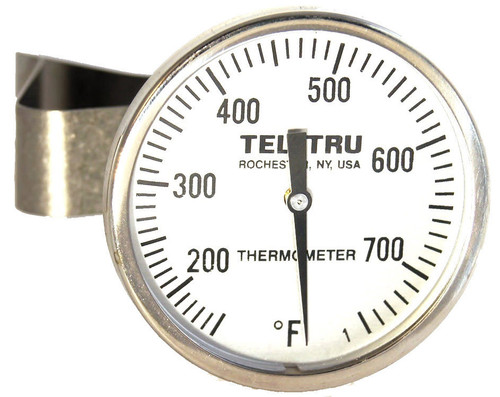 Tel-Tru Replacement Thermometer LT225R, 3-1/2 Stem