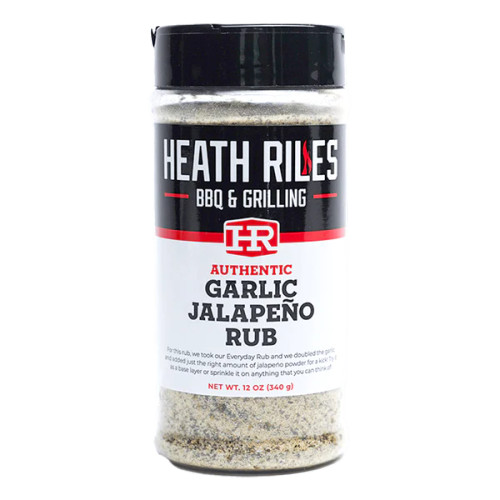 Heath Riles BBQ Garlic Jalapeno Rub, 16oz