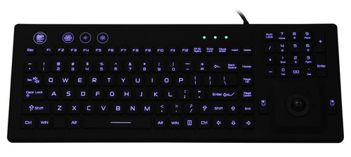 ANSKYB-LB913KS Washable and Antibacterial Rigid Silicone Keyboard