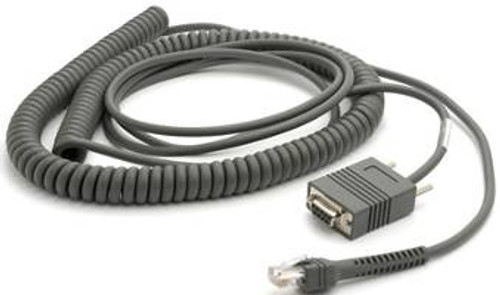 ZEBRA CABLE DATA SCANNER RS232 DB9F TXD2 COILED 6M