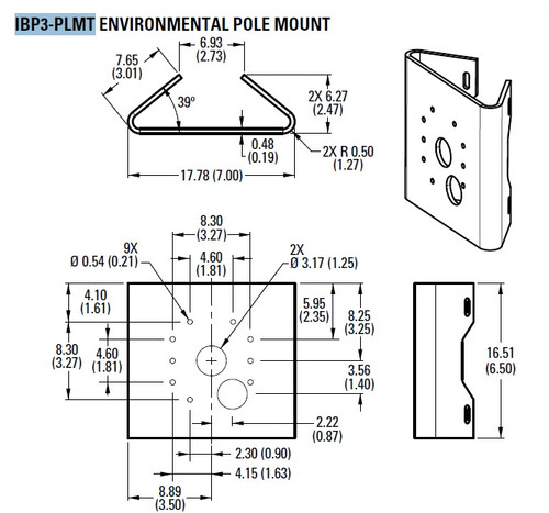 PELCO ENVIRONMENTAL POLE MOUNT