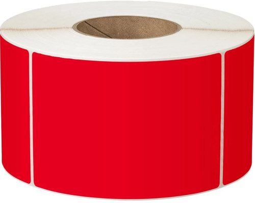 LABEL POLY-TT PERM 100X48 750/R SML/CRE WARM-RED