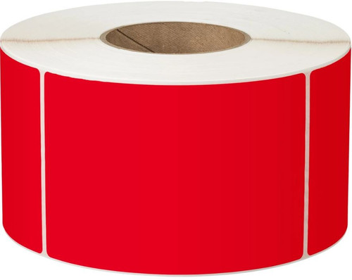 LABEL THERM PERM 101X73 1ACS 500/R SML/CRE RED