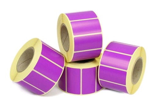 LABEL THERM PERM 80X25 1ACS 2000/R SML CRE PURPLE