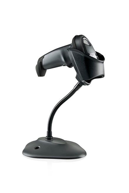 ZEBRA SCANNER KIT LI2208 1D USB BLACK WITH STAND