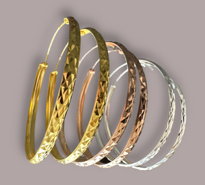Creolen in Silber, Rosegold und Gold