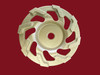 Premium Turbo Fan Seg Diamond Grinding Cup Wheel