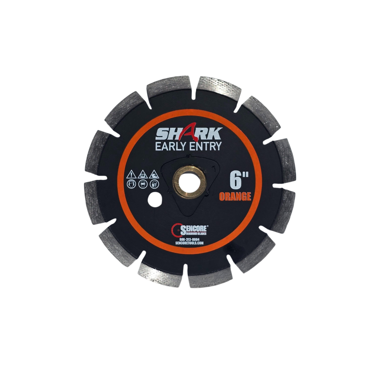 Shark Early Entry Blade - ORANGE (Universal arbor to fit 7/8