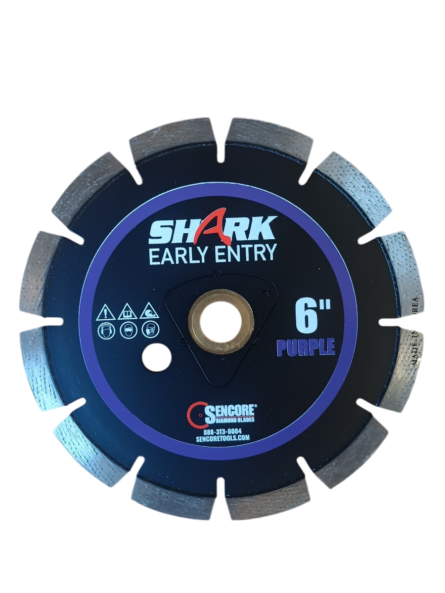 Shark Early Entry Blade - PURPLE (Universal arbor to fit 7/8