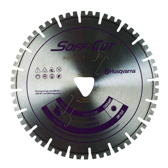 Vari-Cut™ 1000 Purple Husqvarna Soff-Cut Diamond Blade