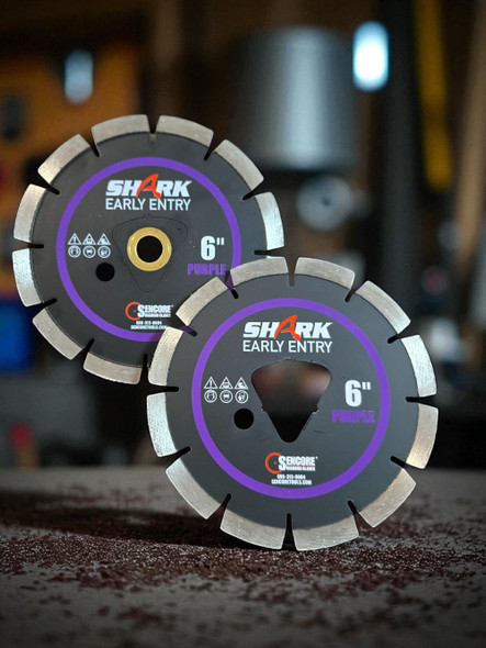 Shark Early Entry Blade - PURPLE (Universal arbor to fit 7/8", 1", or Husqvarna triangle arbor)
