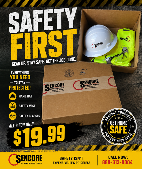 SAFETY BUNDLE (Hard Hat, Safety Glasses, & Safety Vest)