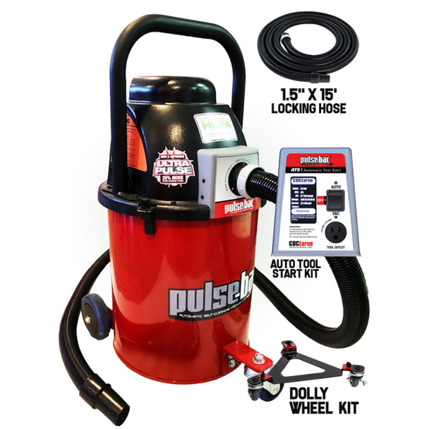 Pulse-Bac 576 Industrial Vac Inc. Hose, Wheel Kit & ATS