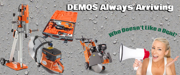 NEW DEMO EQUIPMENT IN!