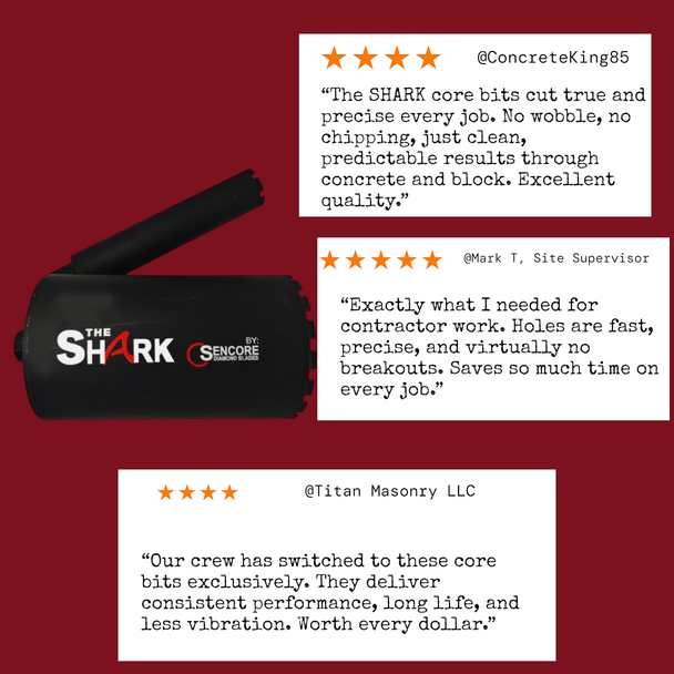 Shark Core Bit Reviews