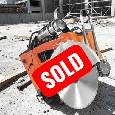SOLD - DEMO - FS 5000 D 3-Speed (E-Track) Concrete Flat Saw