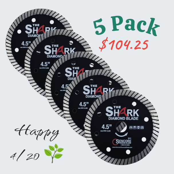4/20 Special 4.5 in Shark Turbos (5 pack)