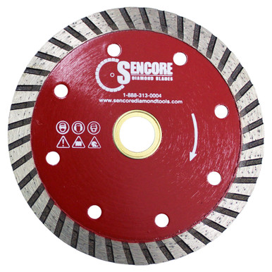Small Diameter Continuous Rim Turbo Diamond Blade