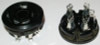 5 Pin "S" Type Tube Socket - Black Phenolic - 807, 24, etc. (Item: SKT-5-P1)