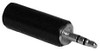 Phone Plug - 3 Conductor - 2.5mm (Item: PP2.5-3C-BLK)