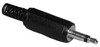 Phone Plug - 2 Conductor - 3.5mm (Item: PP3.5-2C-BLK)